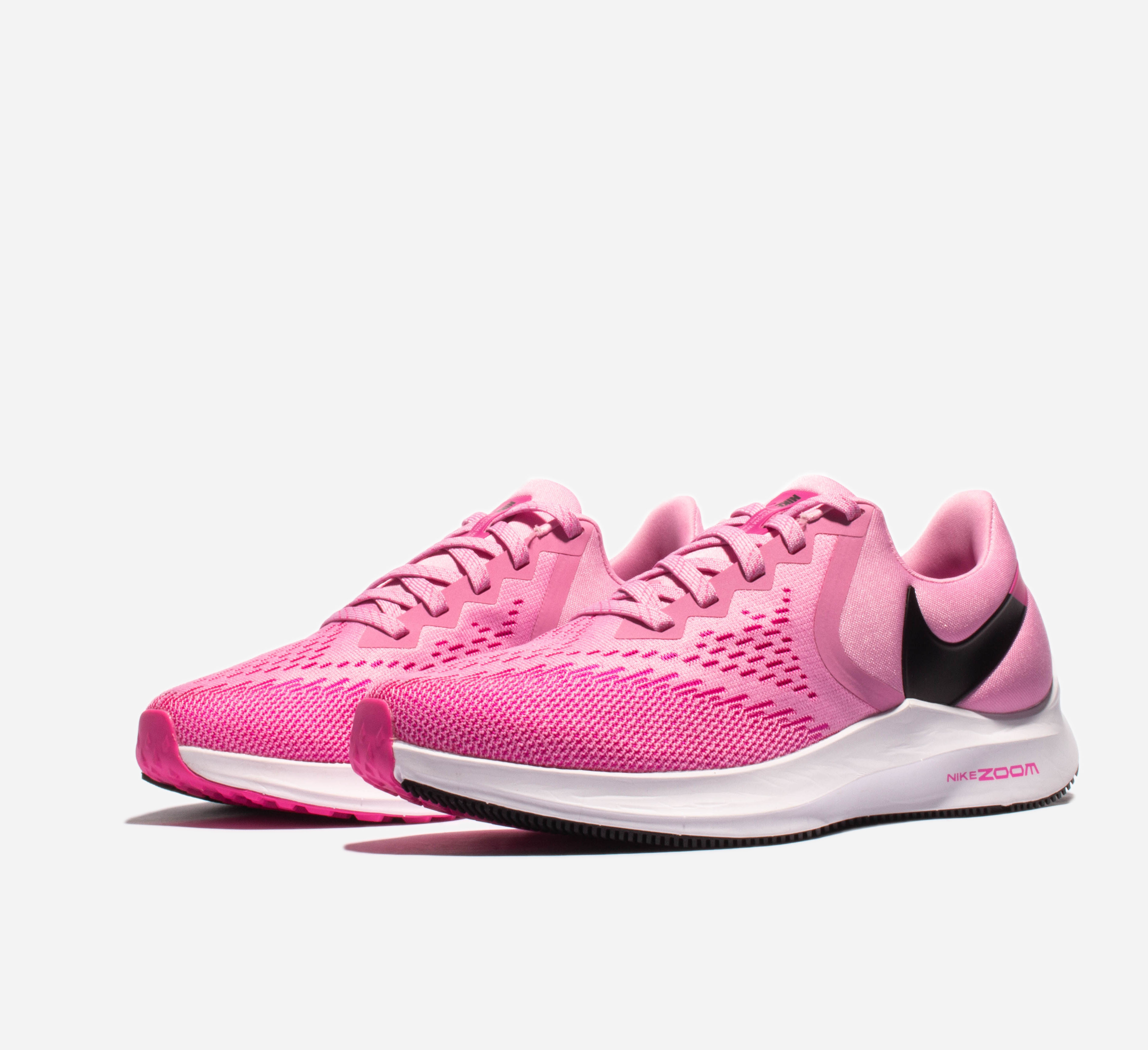 Women Nike Zoom V6 Pink Black White Shoes - Click Image to Close